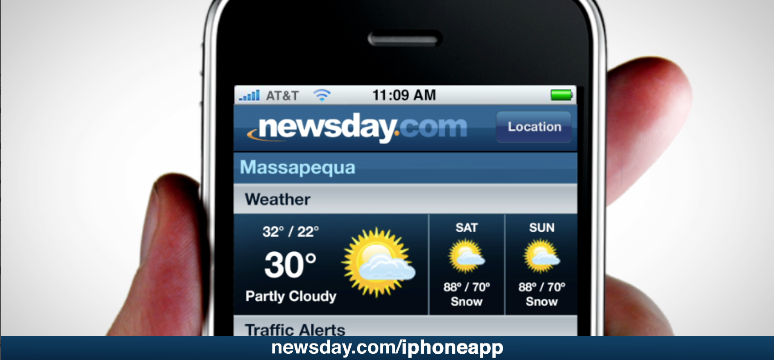 RUST'S NEWSDAY IPHONE APP PROMO