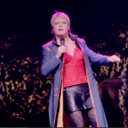 Sexy_Iazzrd_T Eddie Izzard on stage for the sexy tour.